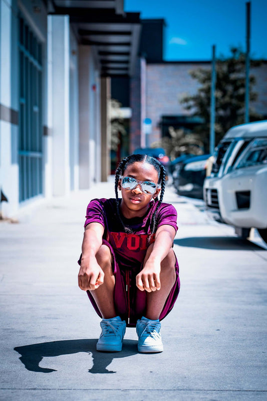 youth Velour shortset