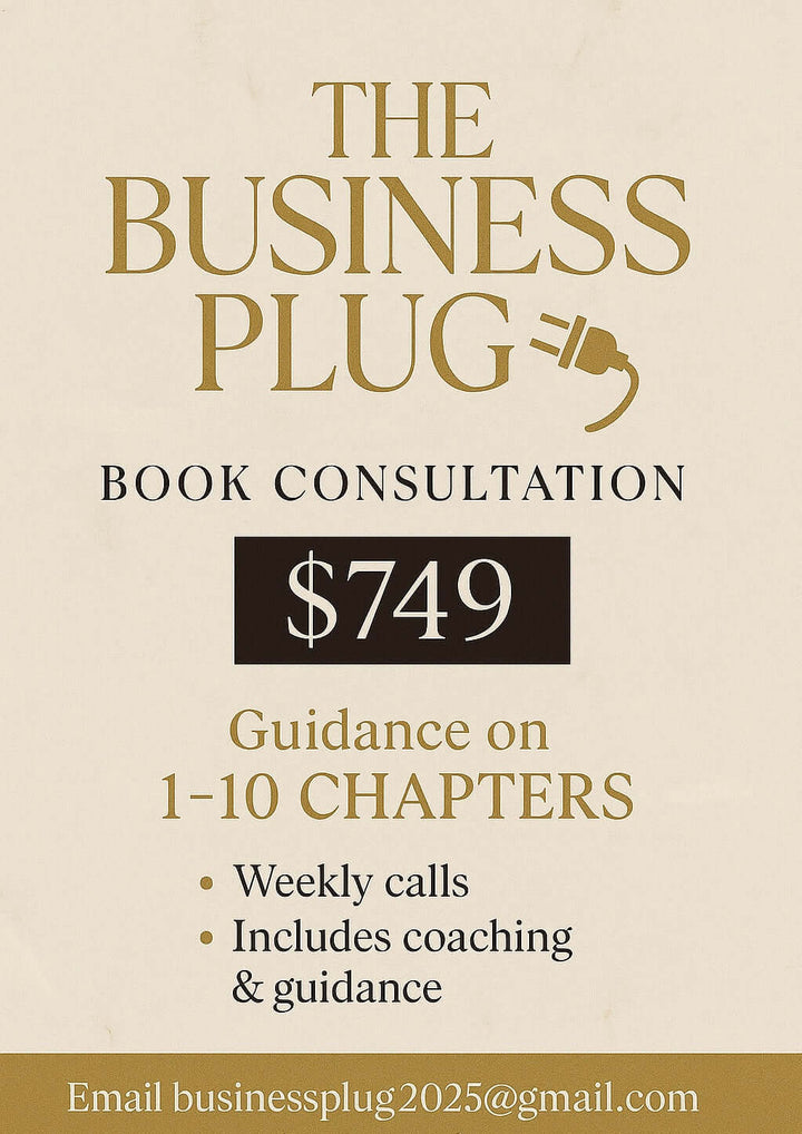 Book Publishing Service – Co-Author Support for 1–10 Chapters consultation details including pricing and guidance.