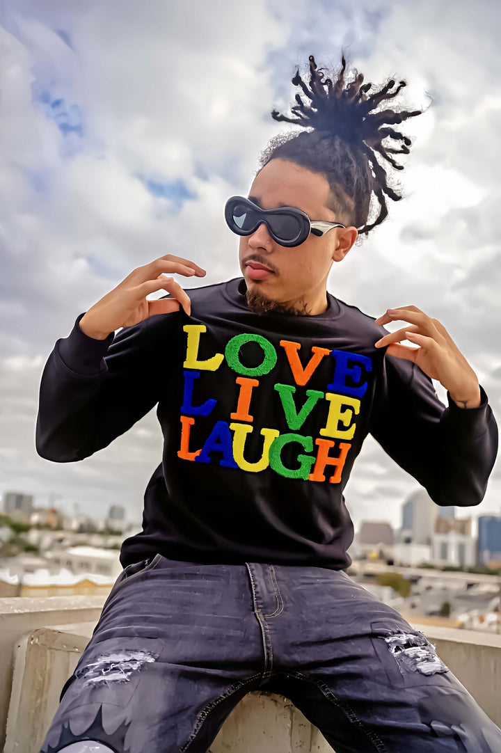 Love Live Laugh Sweater
