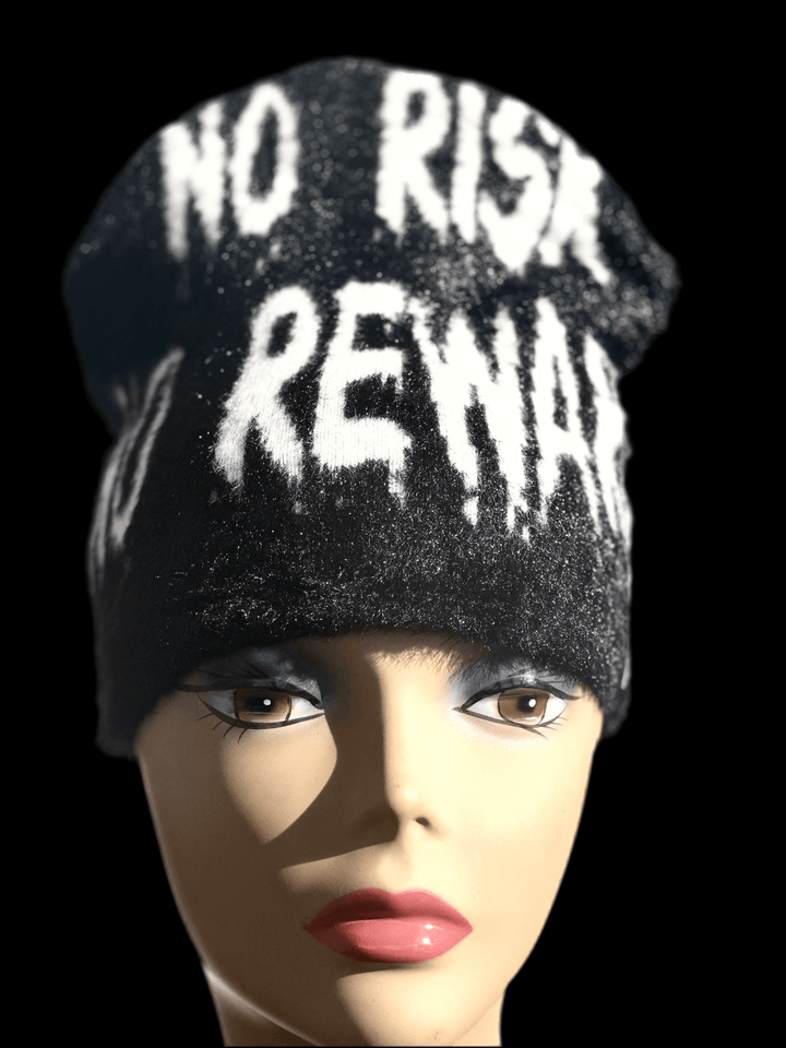 Mohair No Risk No Reward Beanie hats