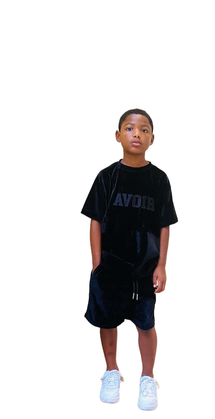 youth Velour shortset