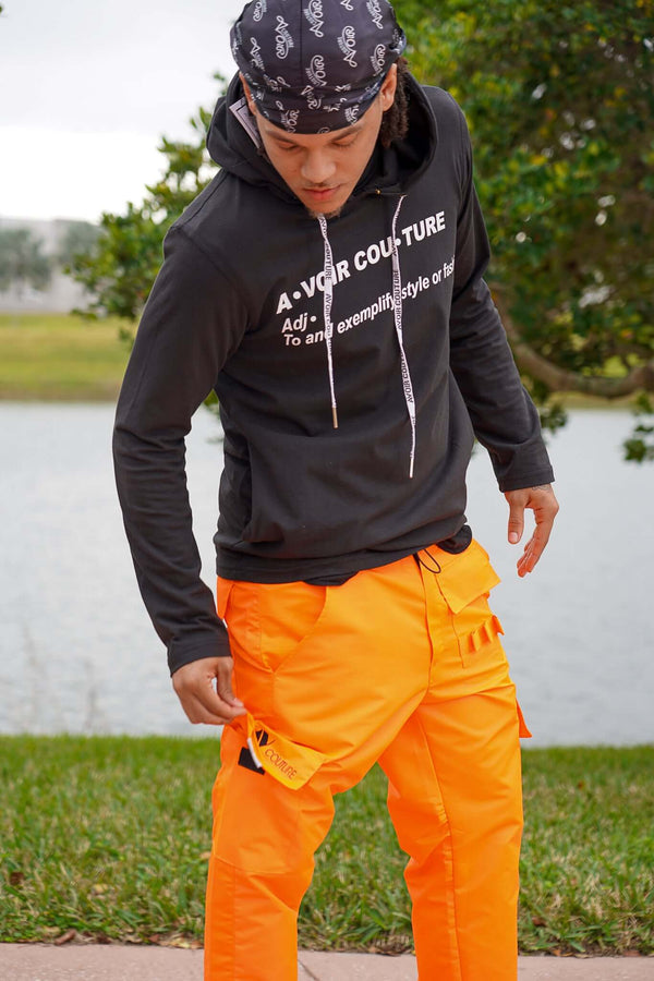 orange cargo pants