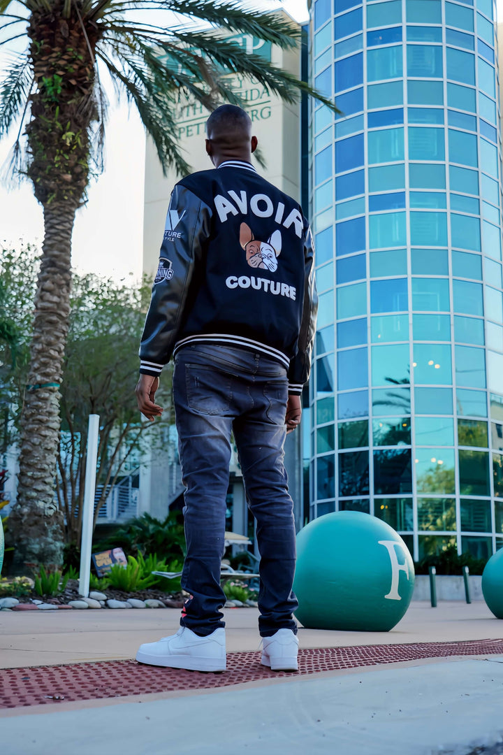 frenchie varsity jacket