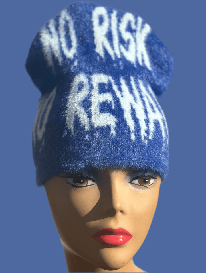 Mohair No Risk No Reward Beanie hats
