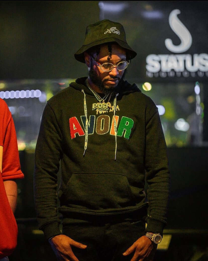 chenille logo hoodie sweatshirt
