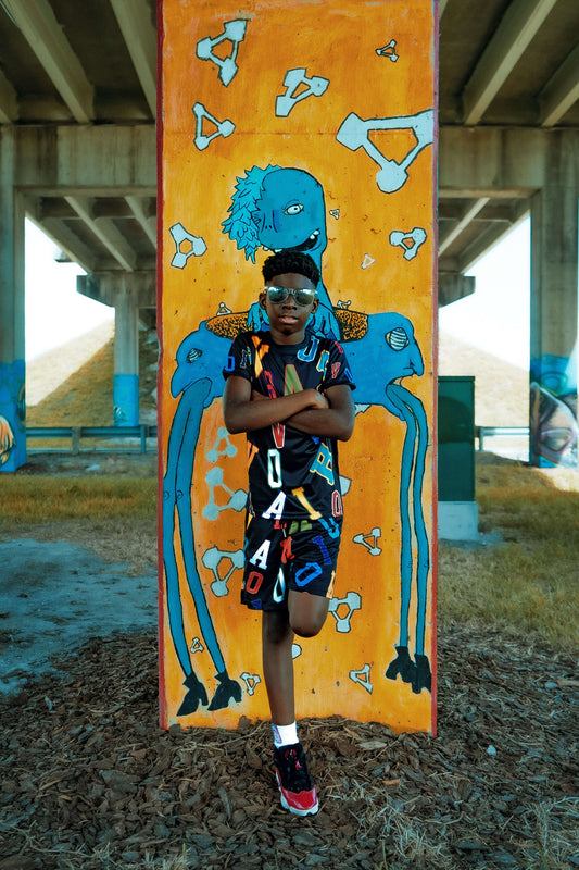 youth Letterman shortset